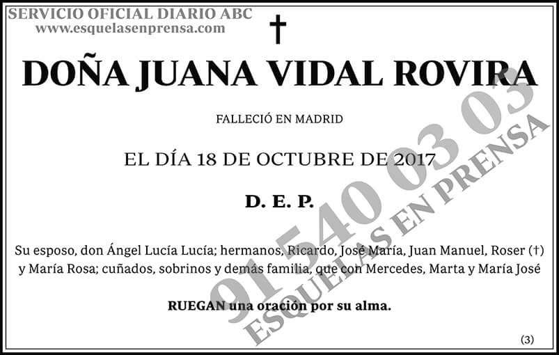 Juana Vidal Rovira